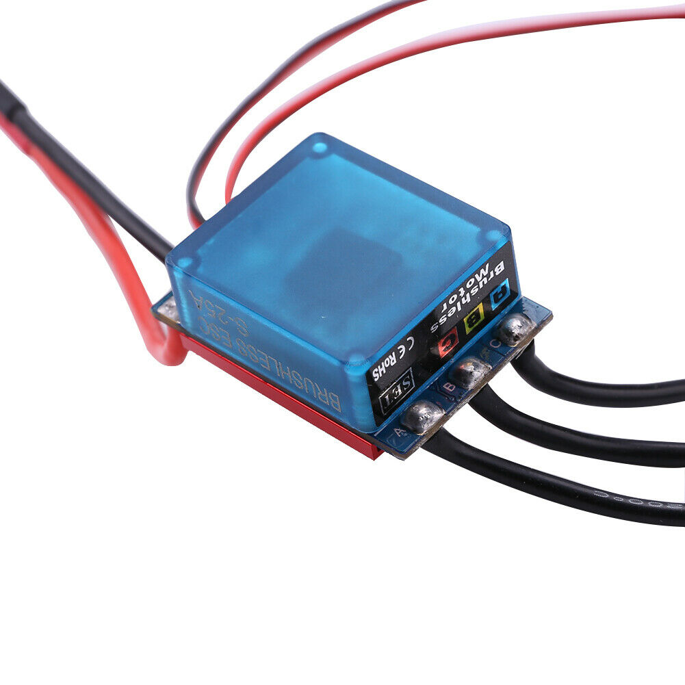 25A  ESC Brush  Speed Controller for 1/16 1/18 Scale RC Crawler Truck Car