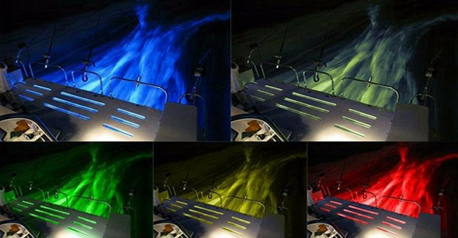 Remote Control RGB Marine Boat Yacht Lamp Underwater Light LED Floodlight