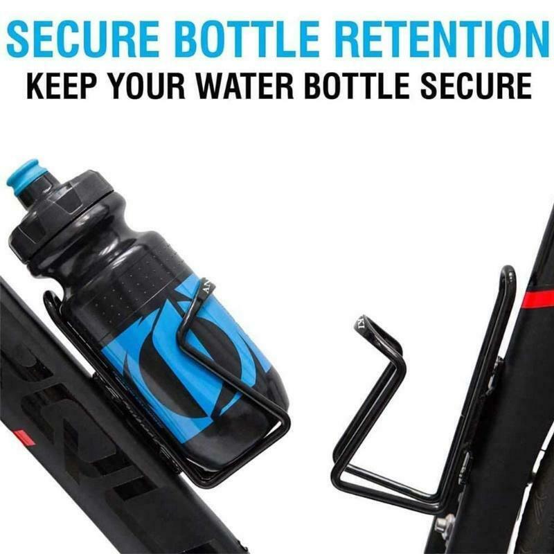 2 Packs Durable Water Bottle Cages, Basic MTB Bicycle for Outdoor Activities