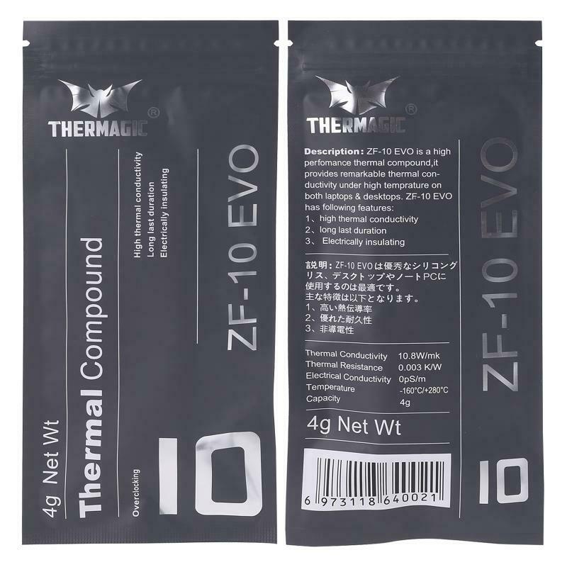 ZF10 Thermal Compound Conductive 10.8W/M k Grease Paste Silicone Plaster for CPU