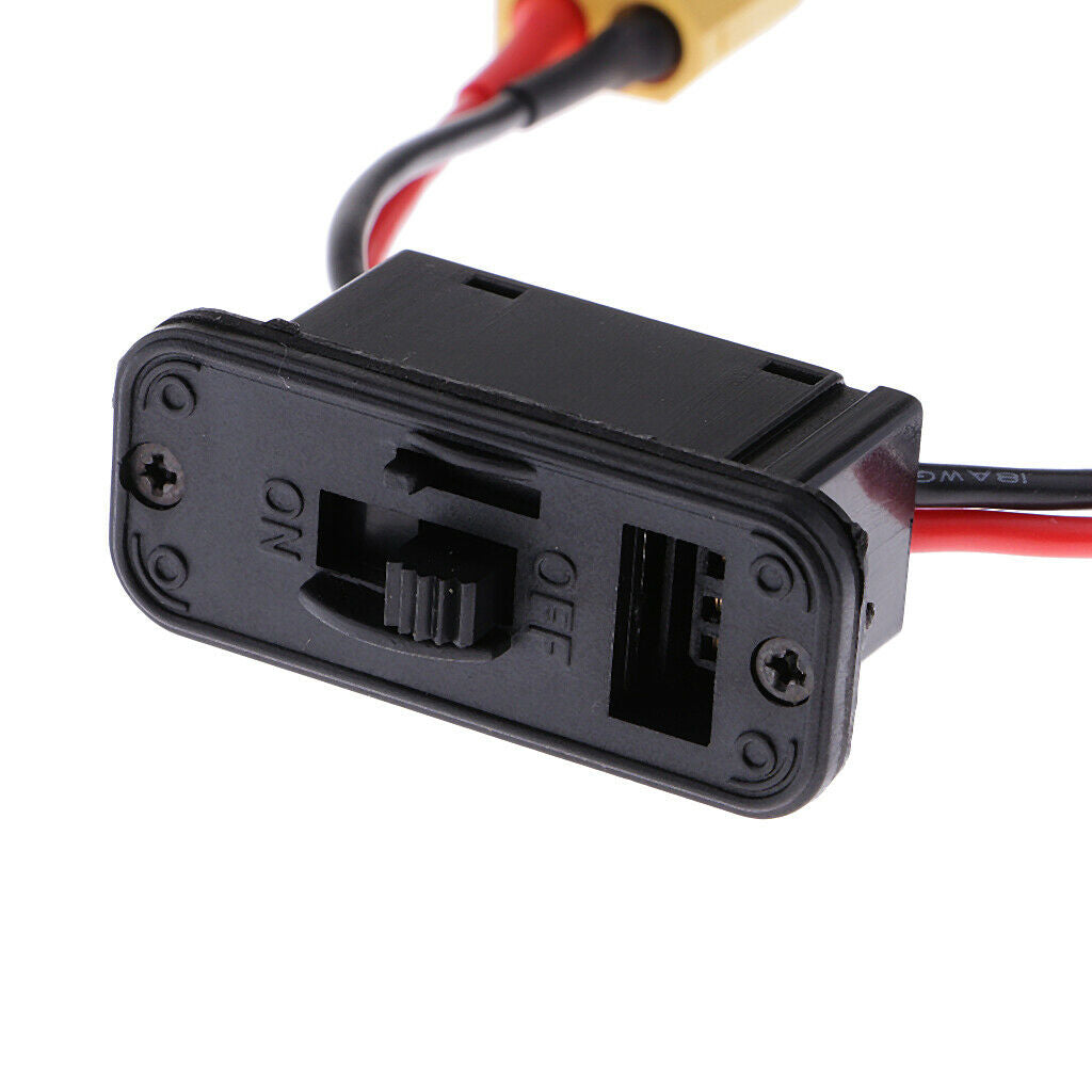 XT60 Plug On/Off Switch Connector Extend Male Female Wire For Li-po Battery