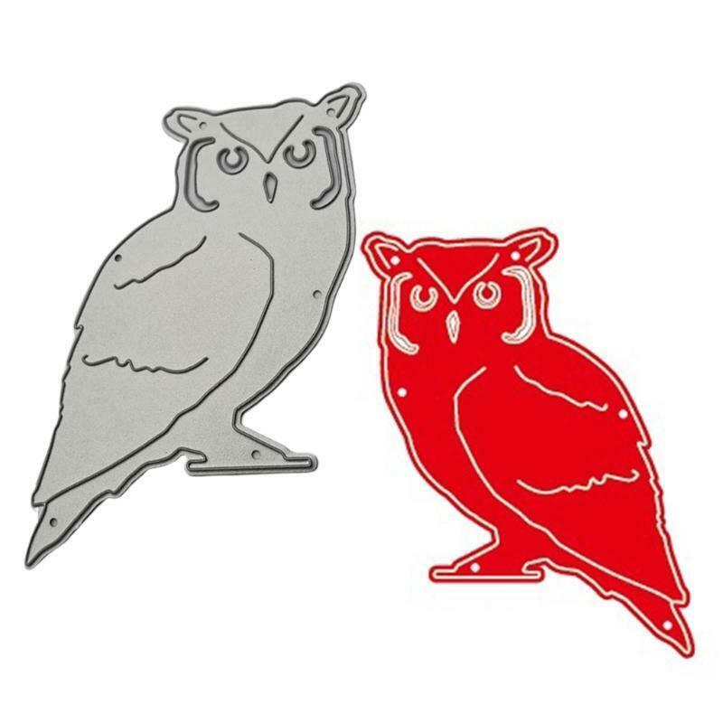 Animal Owl Metal Cutting Dies Stencil DIY Scrapbooking Album Paper Card Template