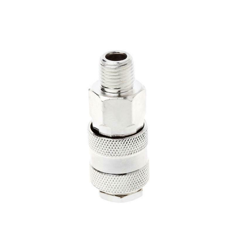 1 Pc Euro Air Line Hose Connector Fitting Female Quick Release 1/4 Inch BSP Male