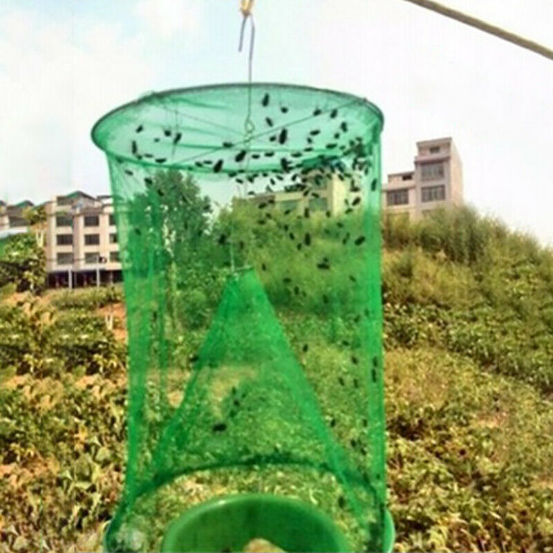 Hanging Flycatcher Folding Fly Trap Mosquito Trap Top Catcher Fly Wasp InseS.DD