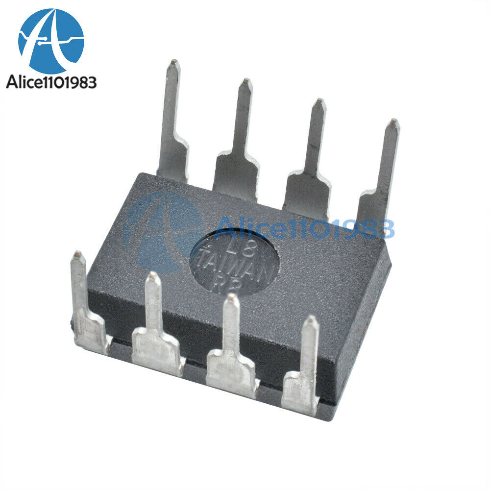 10Pcs ATTINY85-20PU IC MCU 8BIT 8KB FLASH 8DIP Top