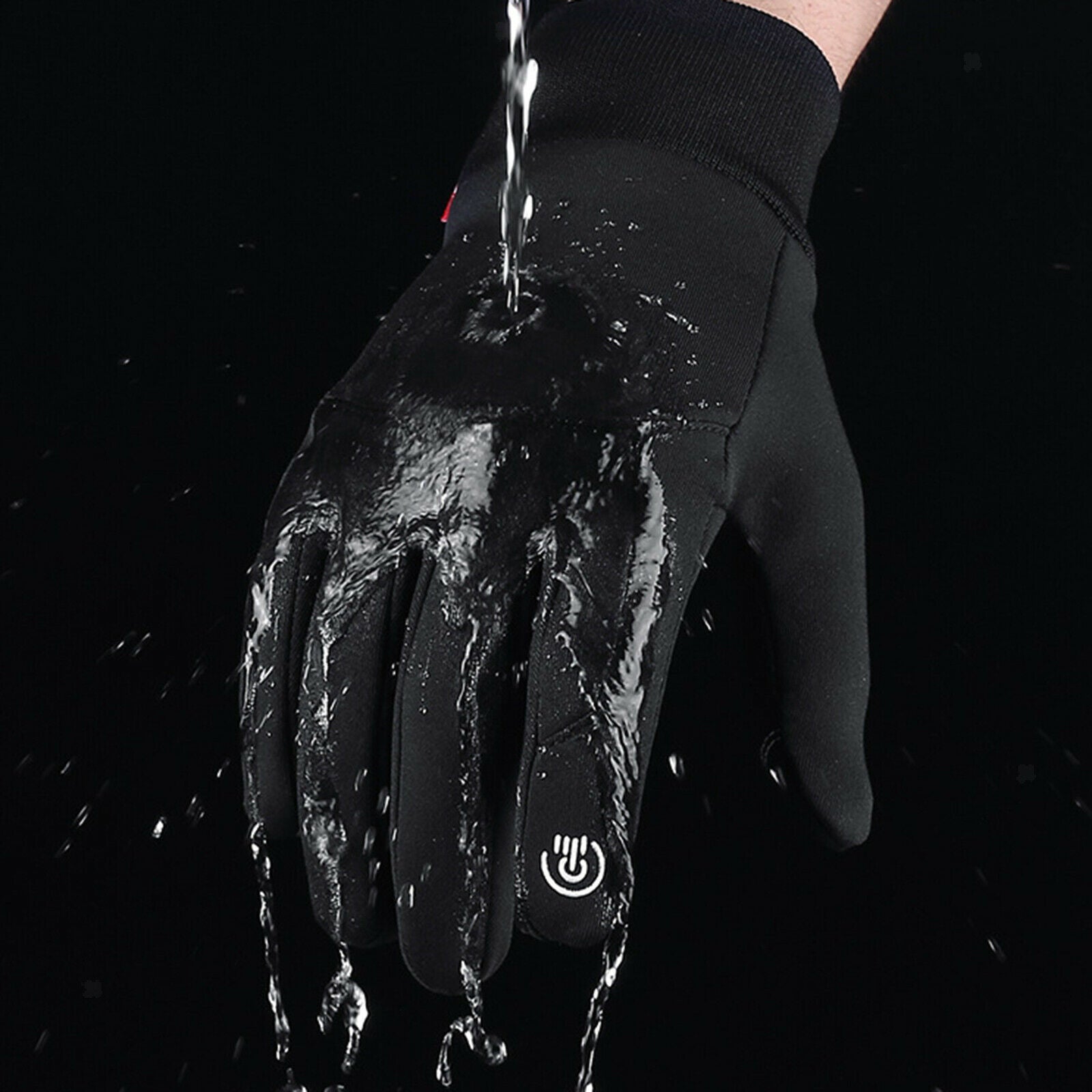 Winter Warm Gloves Waterproof Anti-slip Thermal Fleece Touch Screen Glove XL