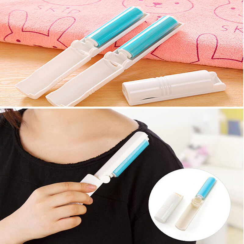 Folding Washable Lint Dust Hair Remov Cloth Sticky Roll Brush Cleaner Too.l8
