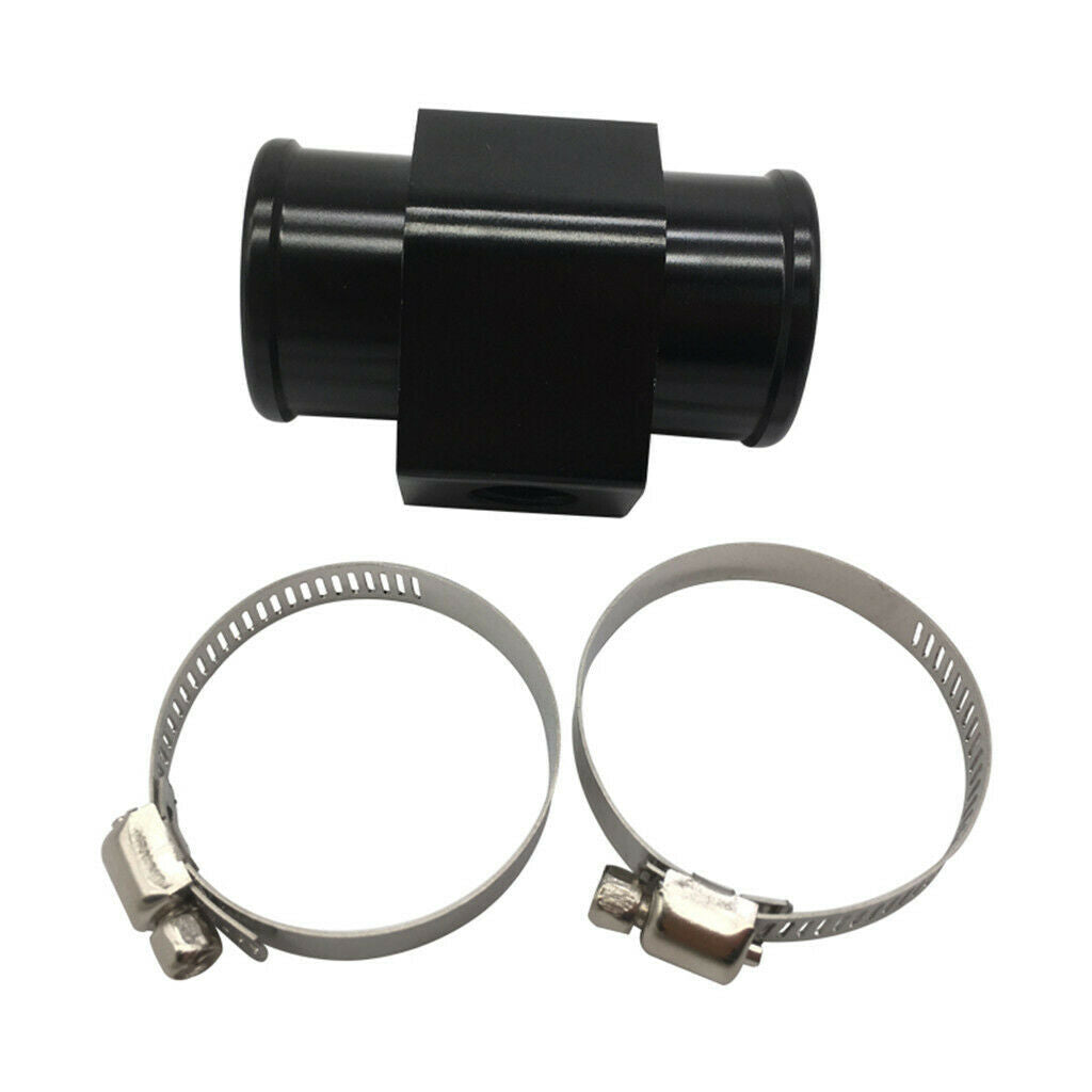 2 Set Radiator M14x1.5 34mm Water Hose Coolant Hose Adapter with Clamp
