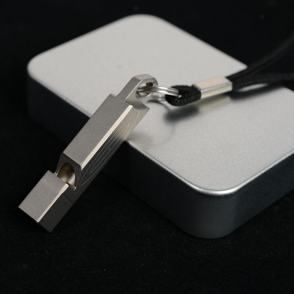 High Emergency Whistle Single Tube Portable for Hiking Fishing Hunting