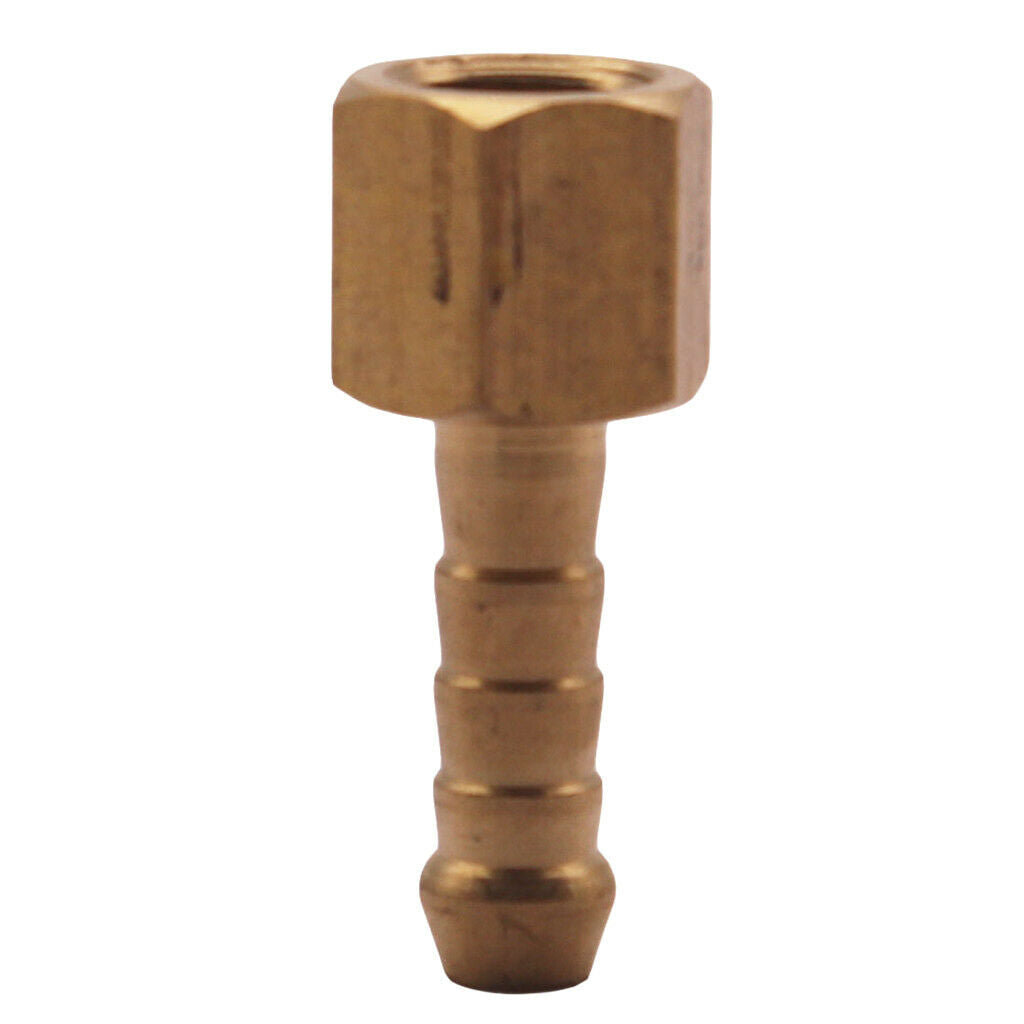 Brass 1/8'' Female NTP To 7mm Tail Baed Fitting for 1/8'' Hose ID