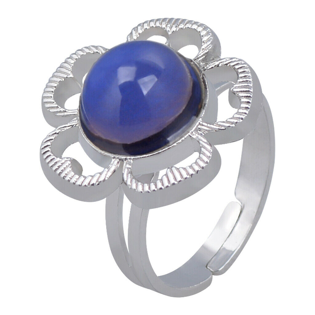 Cute Colour Changing Mood Ring Changeable Band Temperature Finger Rings Gift