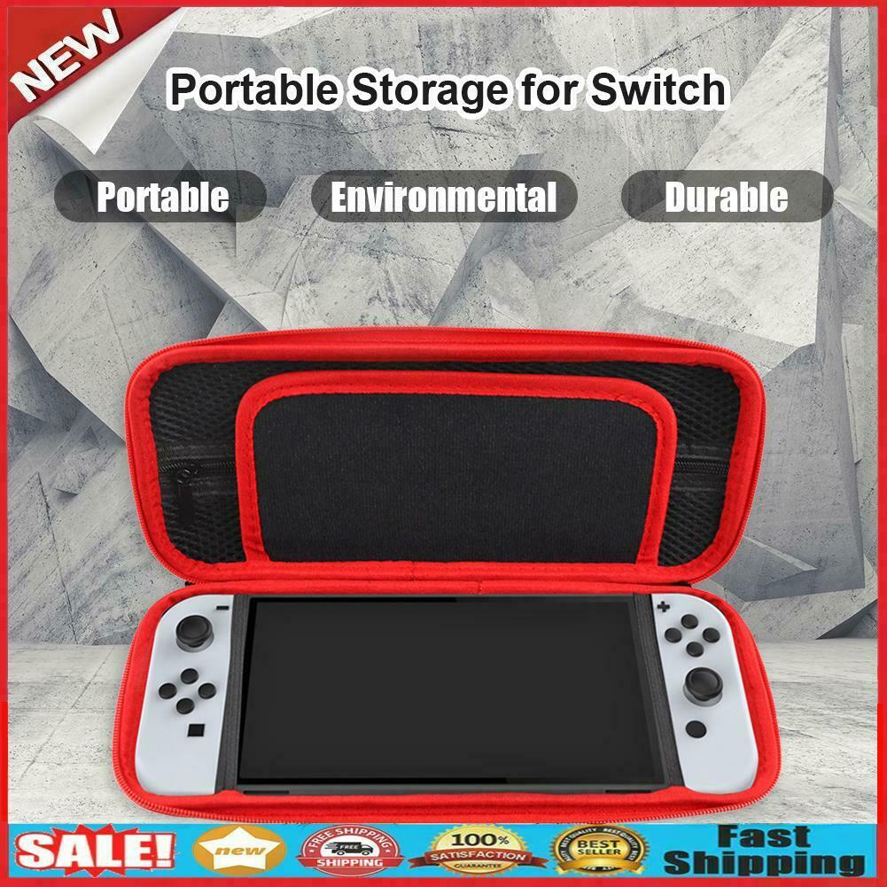 Hard Portable Protective Zipper Storage Bag Fit for Nintendo Switch OLED Host