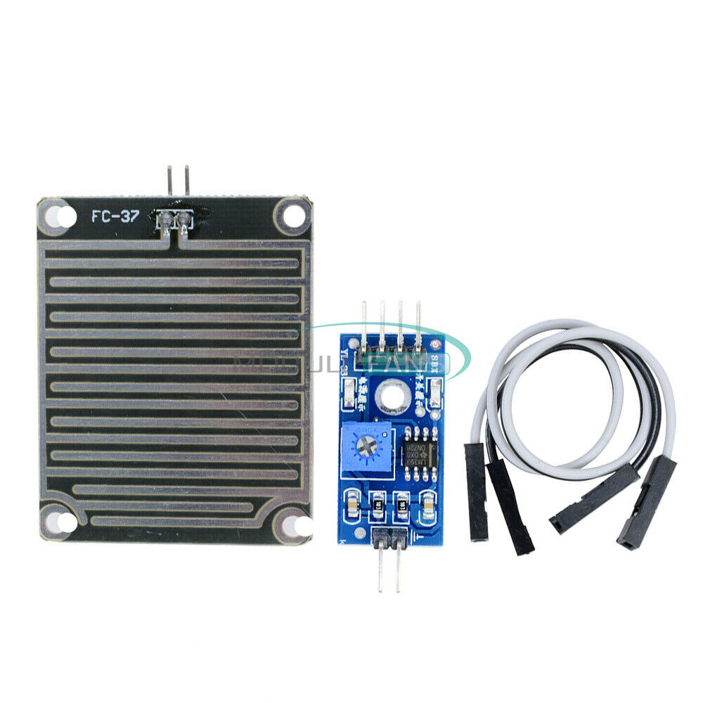 2PCS Rain Weather Module Humidity Raindrops Detection Sensor Modue For Arduino