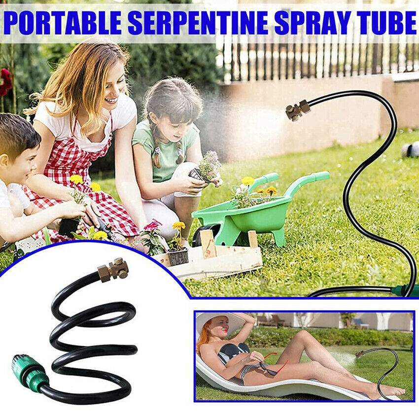 Outdoor Spray Tube Irrigation Flexible Hose Serpentine Convertible Head Pool