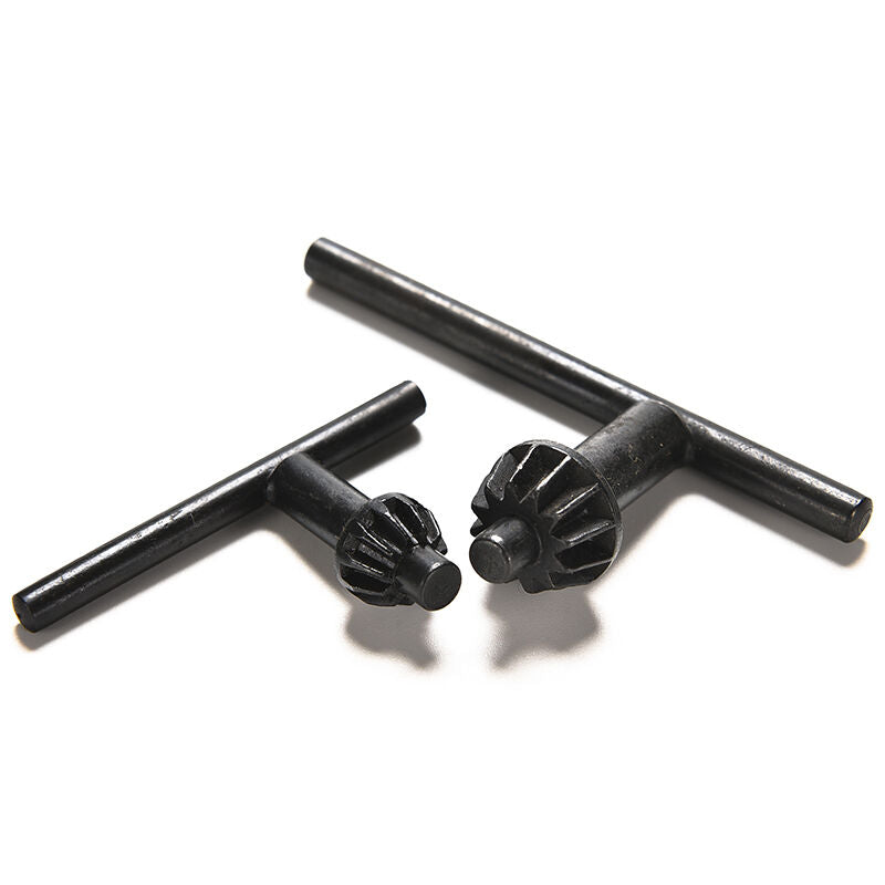 Drill Chuck Keys 10mm 3/8" and 13mm 1/2" Black Replacement Chuck Key TooN WF