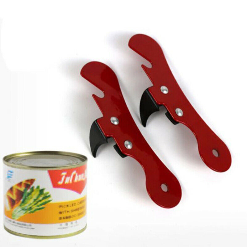 1pc Stainless Steel Manual Can Opener Comfort Good Grip Tin Jar Bott.l8