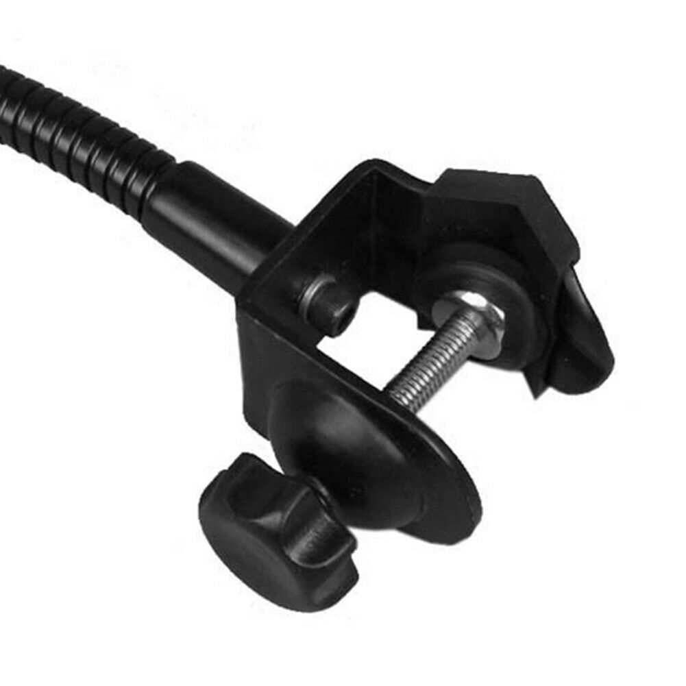 Photo Studio Light Stand Goose Neck Holder C Clamp Clip Flexible  Arm Reflec