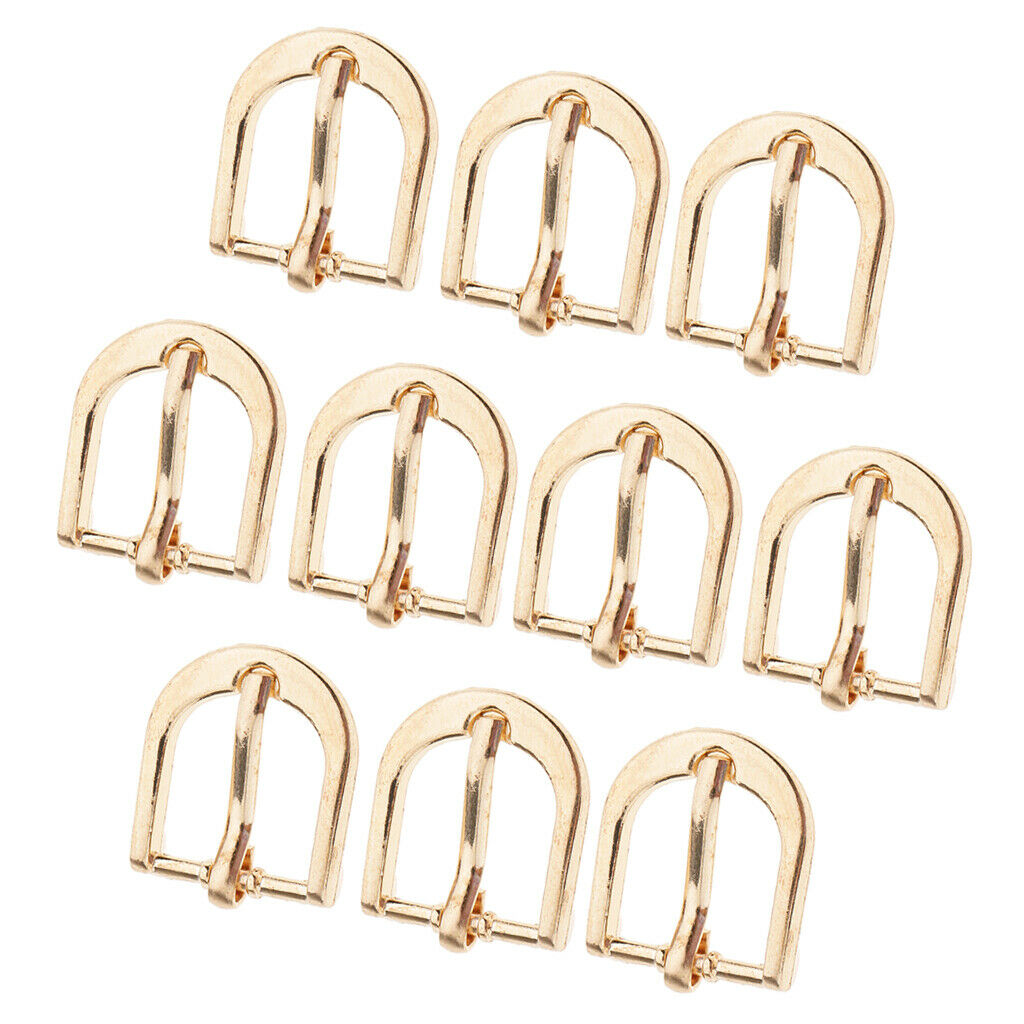 10 Pieces Single Prong Roller Belt Buckle Sewing Craft Accessories