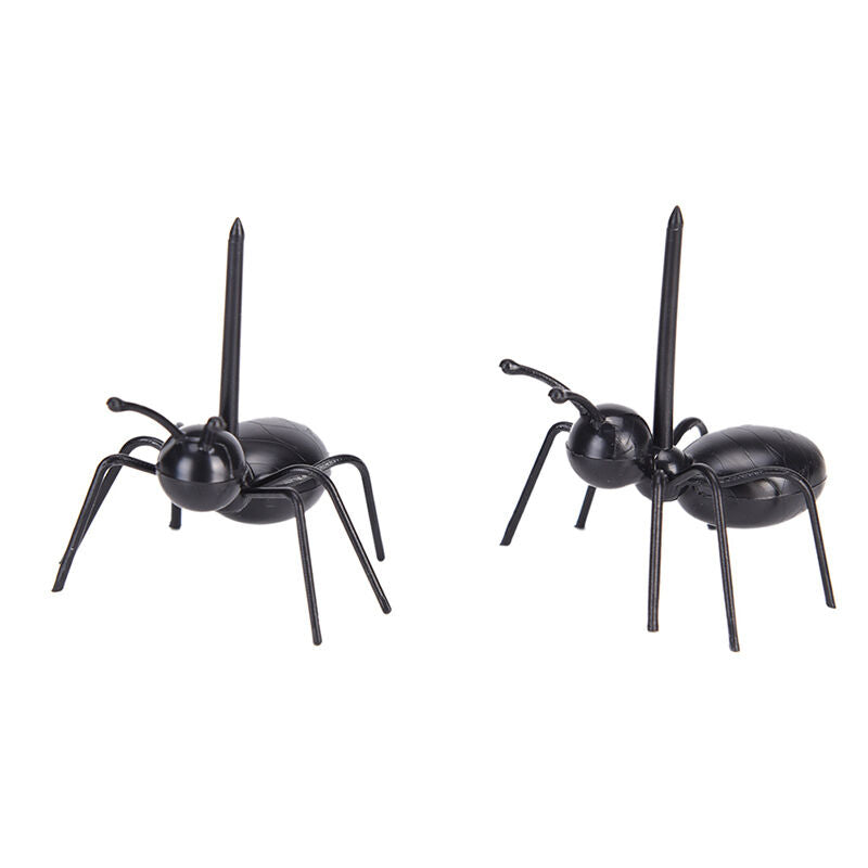 12pcs/set Ant Fruit Fork Eco Friendly Plastic Kitchen Bar Kids Dessert Fo.l8