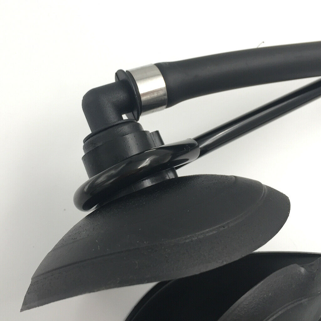 Outboard Boat Motor Dual Water Flusher Round Marine Ear Muff Cups Universal .