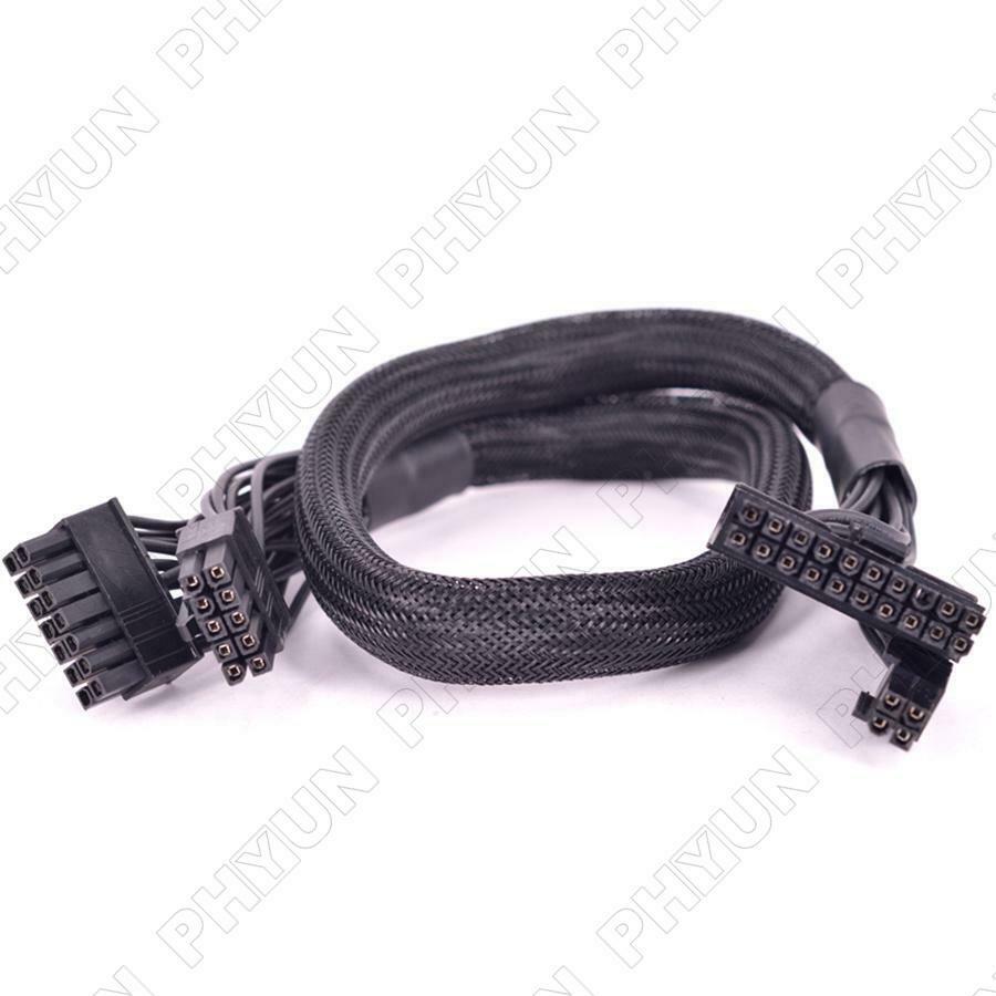 For Corsair HX1200i HX1000i HX850i HX750i ATX Power Supply Cable 14+10 to 24 Pin