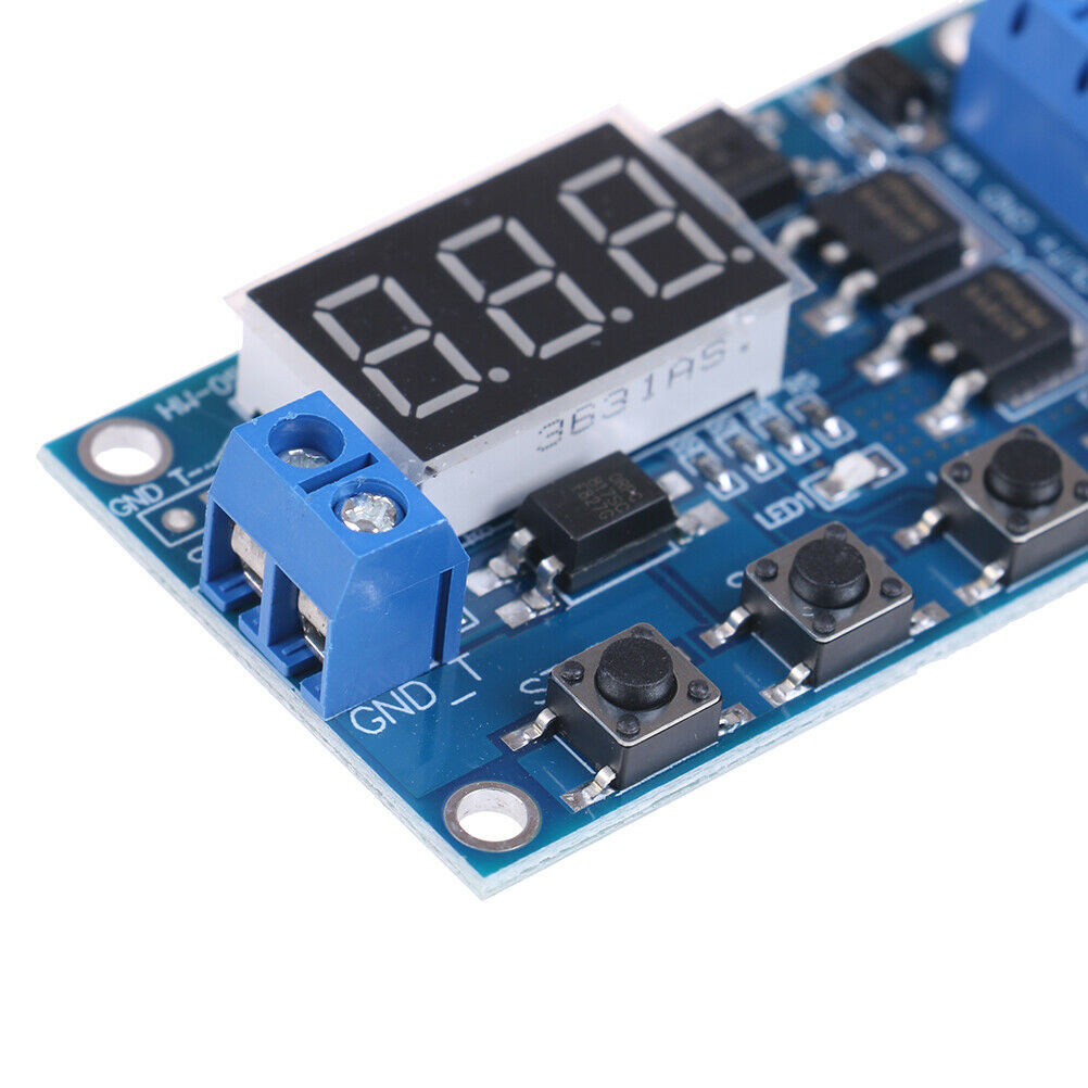 LED DC 5V~36V Dual MOS Control Cycle Trigger Timer Delay Relay Module Switch ^C!