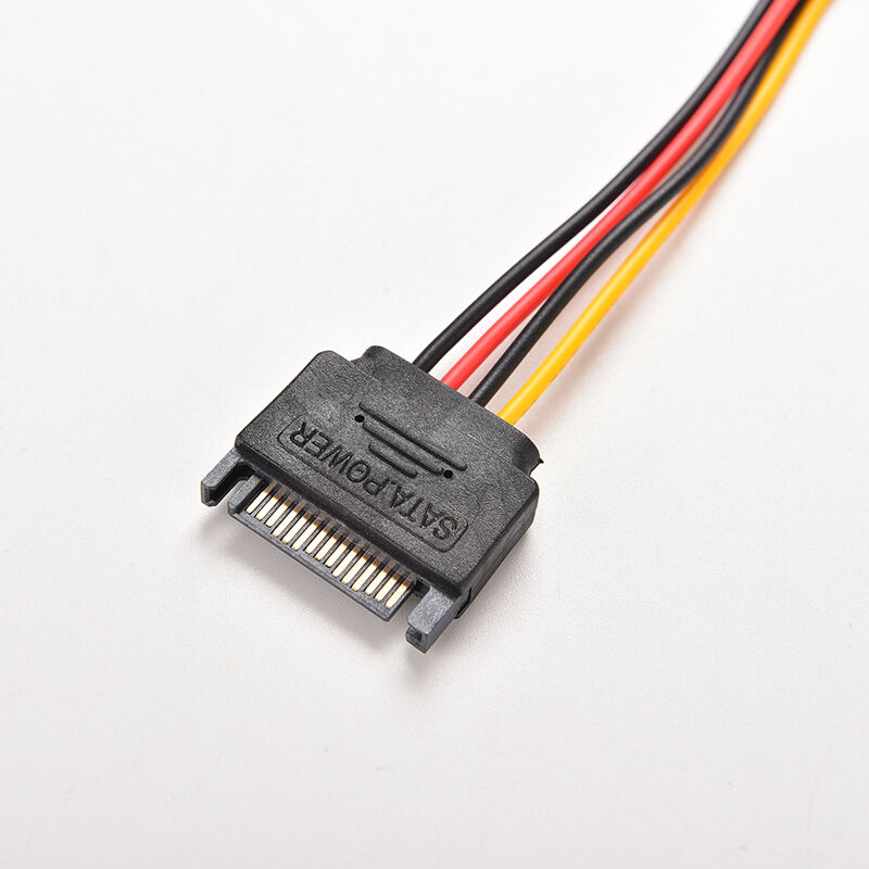 1Pcs 8 Inches Male to Female 15 Pin 15P SATA Power Extension Cable 20.l8