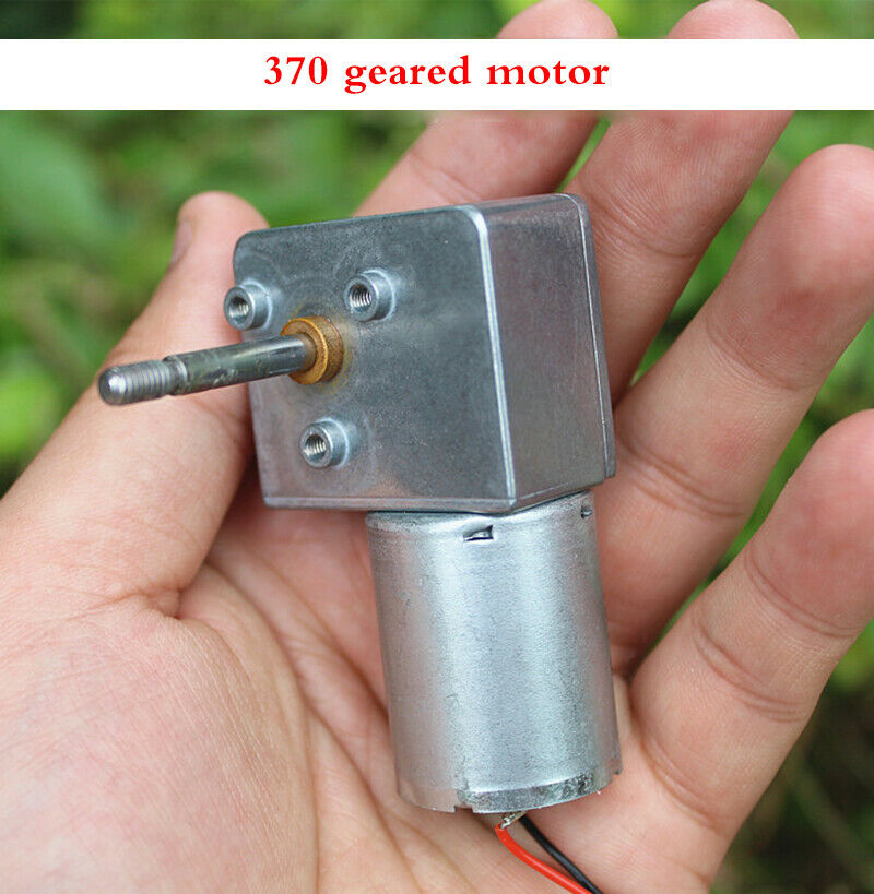1pcs DC 7.2V 370/7 font gear motor small DC motor two wires 360 rpm