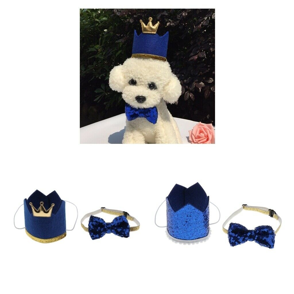 2x Dog Birthday Hat Party Costume Puppy Headwear