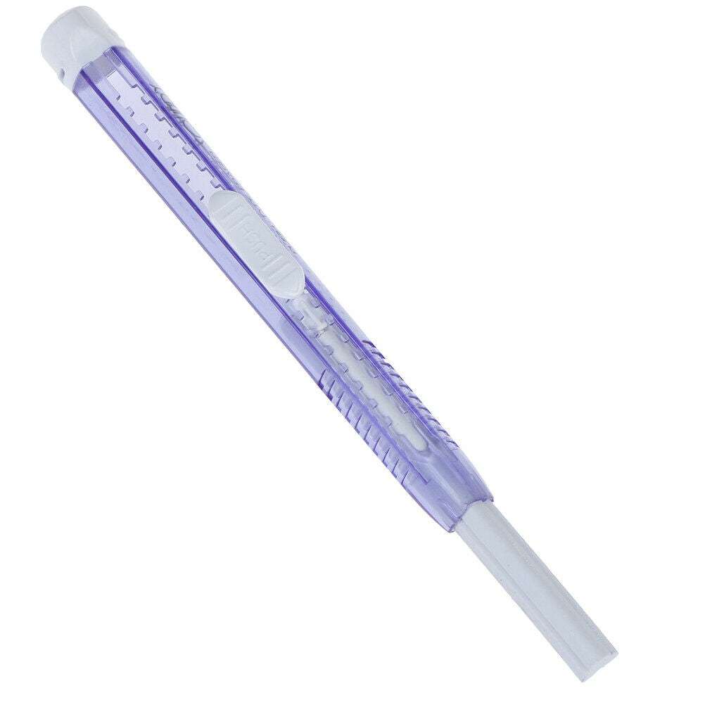 2pcs Mechanical pen shape retractable eraser stationery school supplie WF
