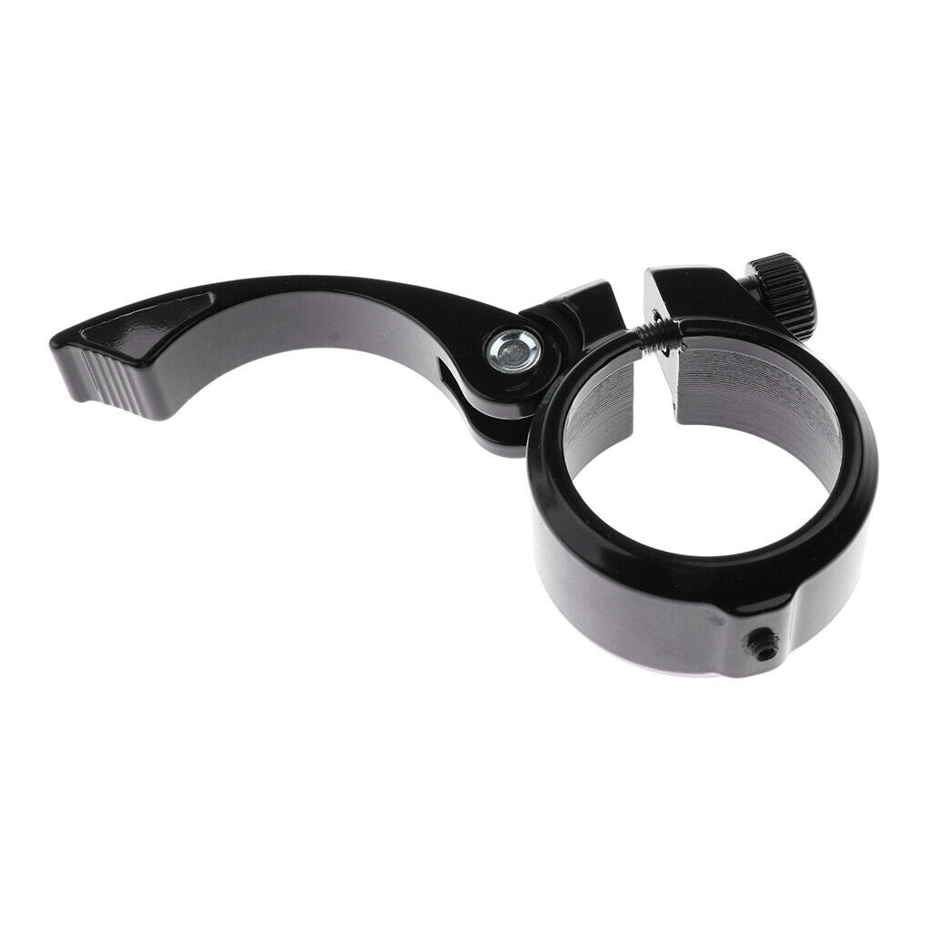 Bike Seatpost Clamp Quick Release  Components Aluminum Tube Clip 40mm