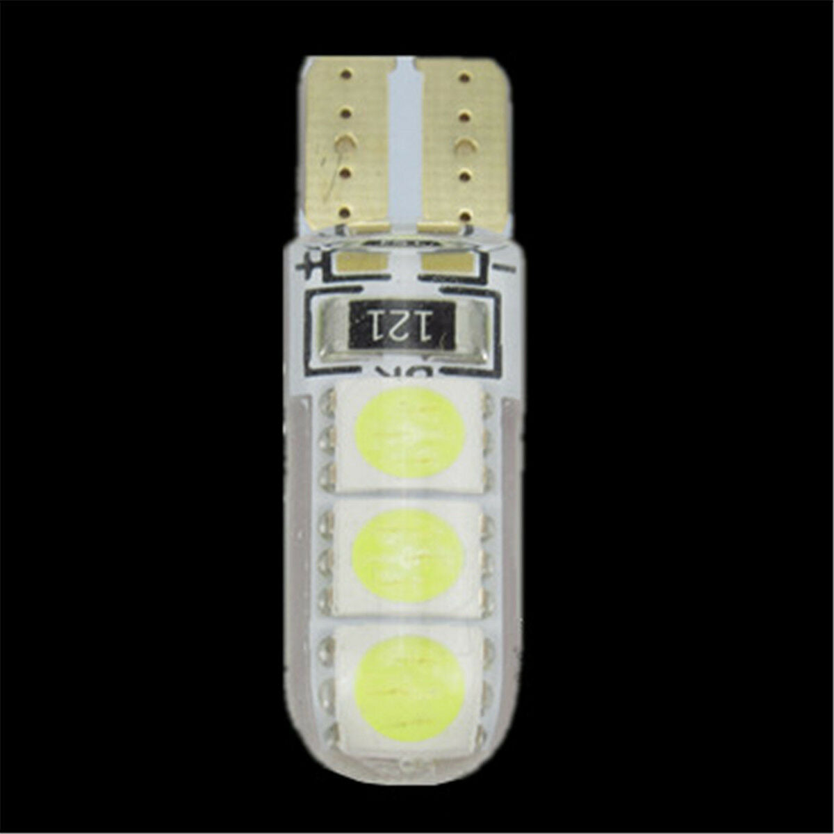 4pcs Auto LED Light T10B 5050 6SMD White Color Light Bulb Car Turn Signal Light