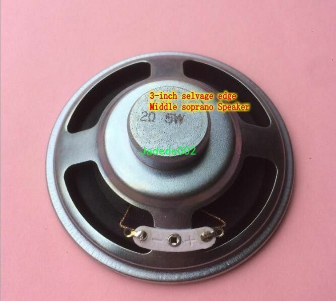 2pcs 3"inch 2Ω 5W Middle Speaker loudspeaker Cloth edge 2ohm tweeter Audio Parts