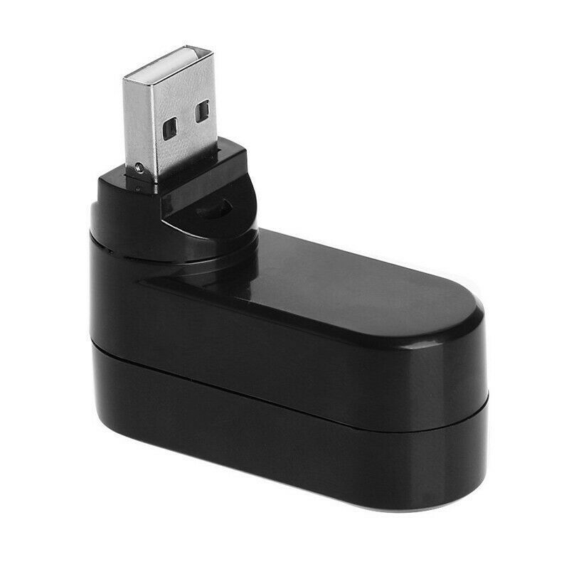 Rotatable High Speed 3 Ports USB HUB 2.0 USB Splitter Adapter for ebook/TabletB3