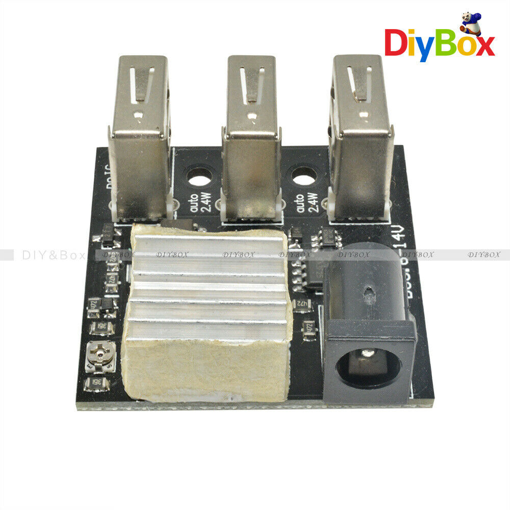9V/12V To 5V 8A USB Power Bank Step-Down Boost Module MiNi 3 USB Charging Module
