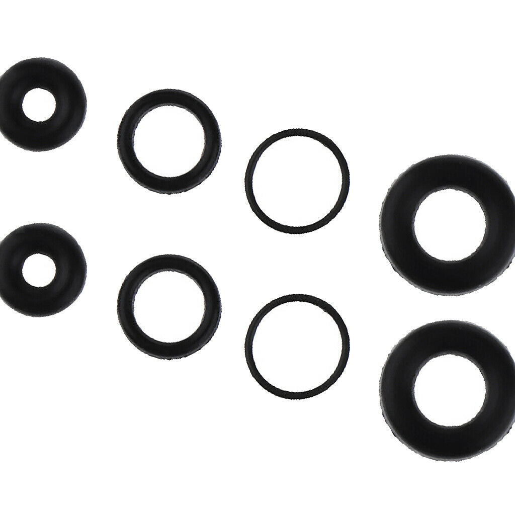 8Pcs/Set Heavy-duty O-Ring Rubber Seals Airbrush Internal Sealing Black