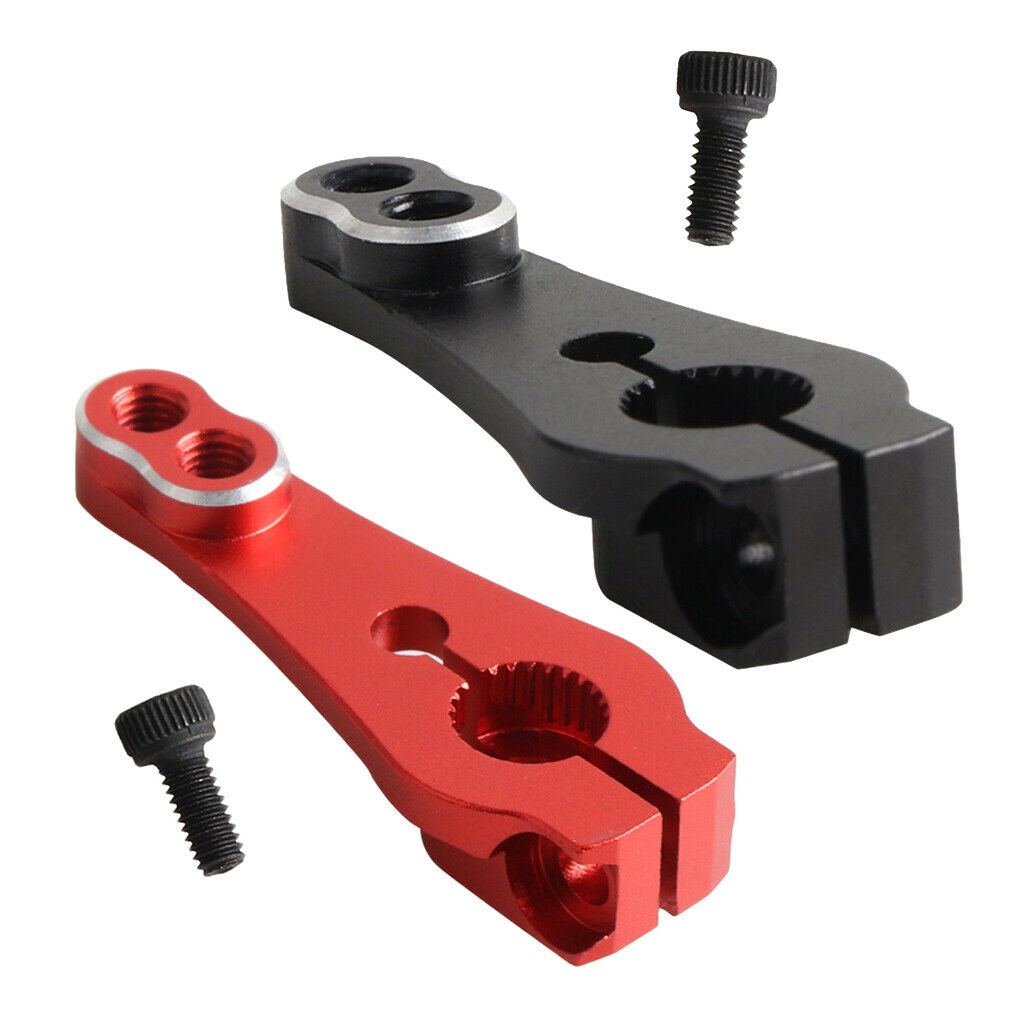 Upgrade Alloy 25T Steering Servo Arm Horn 2Pcs for s 4 1:10 RC Toys