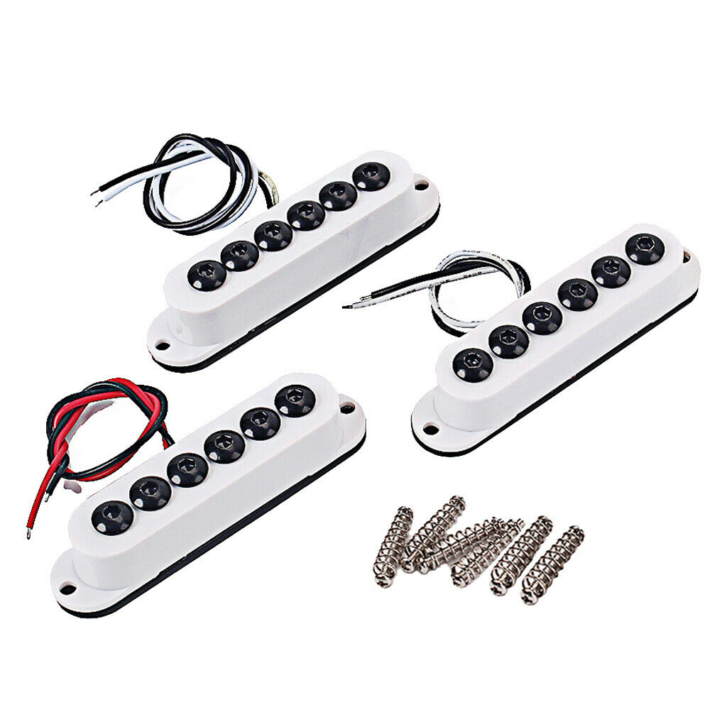 Electric Guitar Single Coil Pickups Set for 6 Strings Guitar Parts Accessory