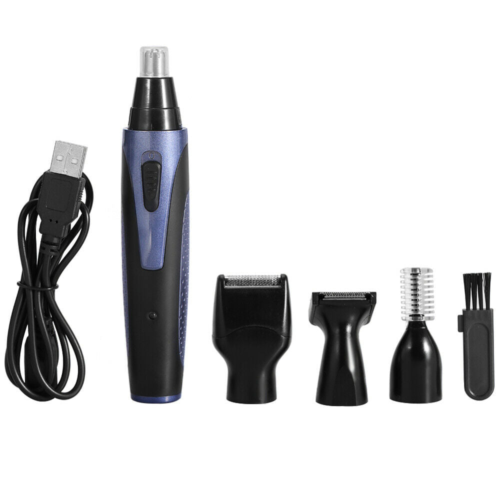 Men Hair Trimmer 4 In1 Electric Clipper Face Care Shaver Ear Nose Groomer Cutter