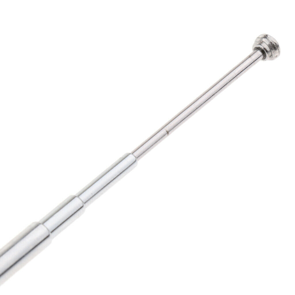 4 section stainless steel radio telescopic antenna with 3.5mm connector