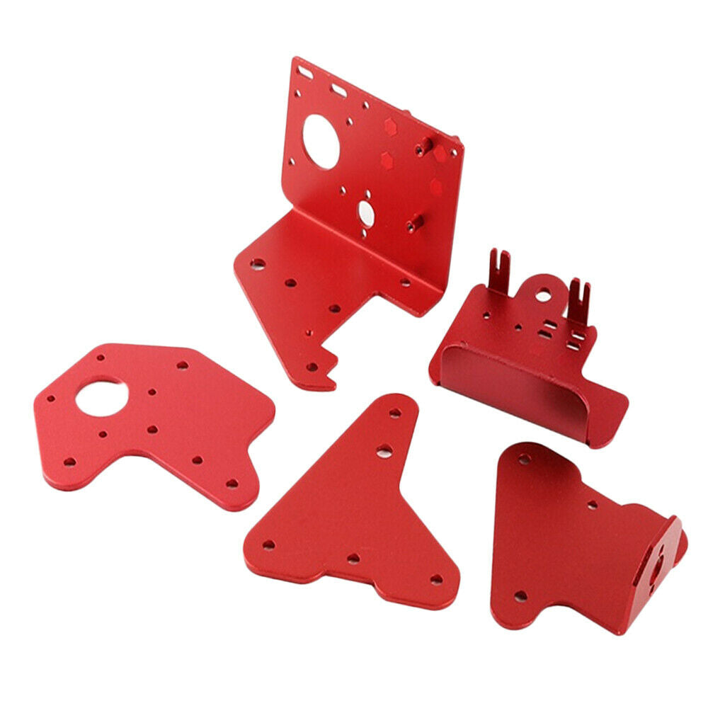 5Pcs Aluminum Alloy Extruder Support Bracket Back-Plate Assy For CR-10S PRO