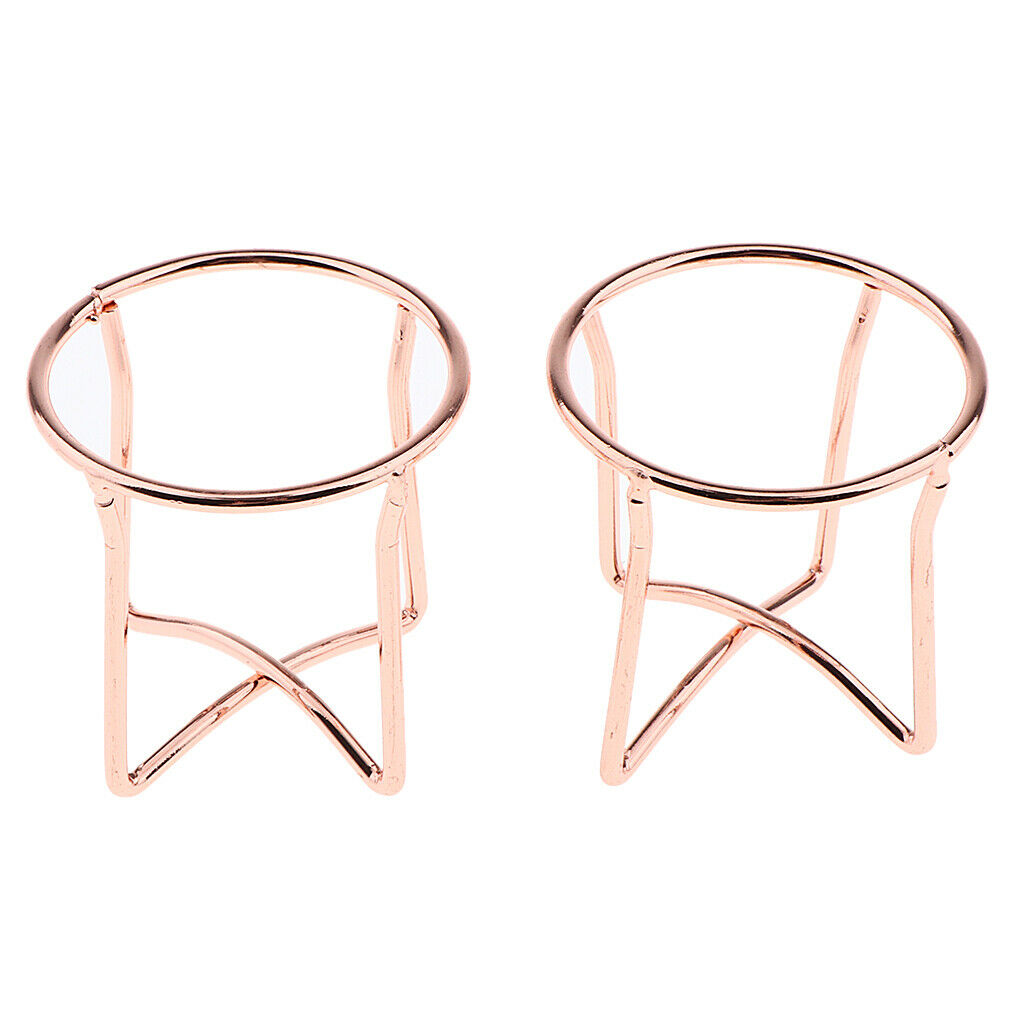 2pcs Makeup Sponge Organizer Cosmetic Egg Shaped Puff Holder Air Dry Rack