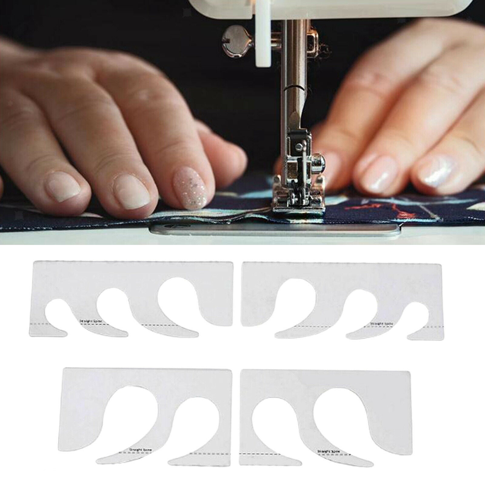 Quilting Rulers Acrylic DIY Patchwork Pattern Template Grid Lines Sew Frame