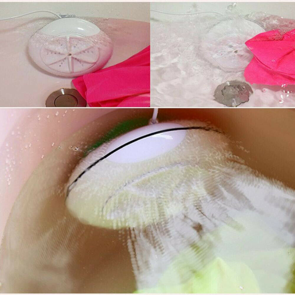 Mini Washing Machine 6W USB Powered Portable Compact Turbo Personal Rotating LIN