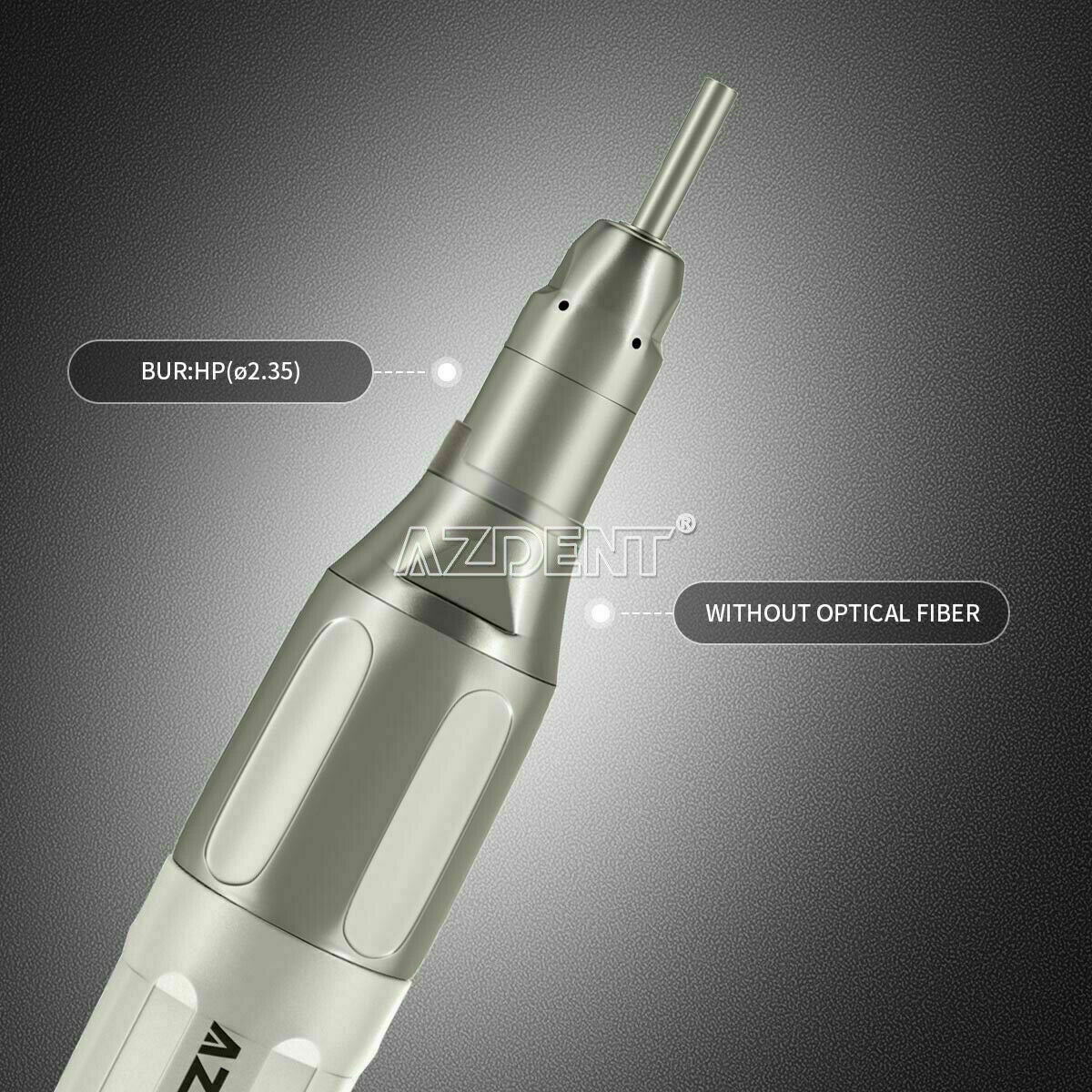 Dental Contra Angle Straight Air Motor Low Speed Handpiece Push Button 4Hole Set