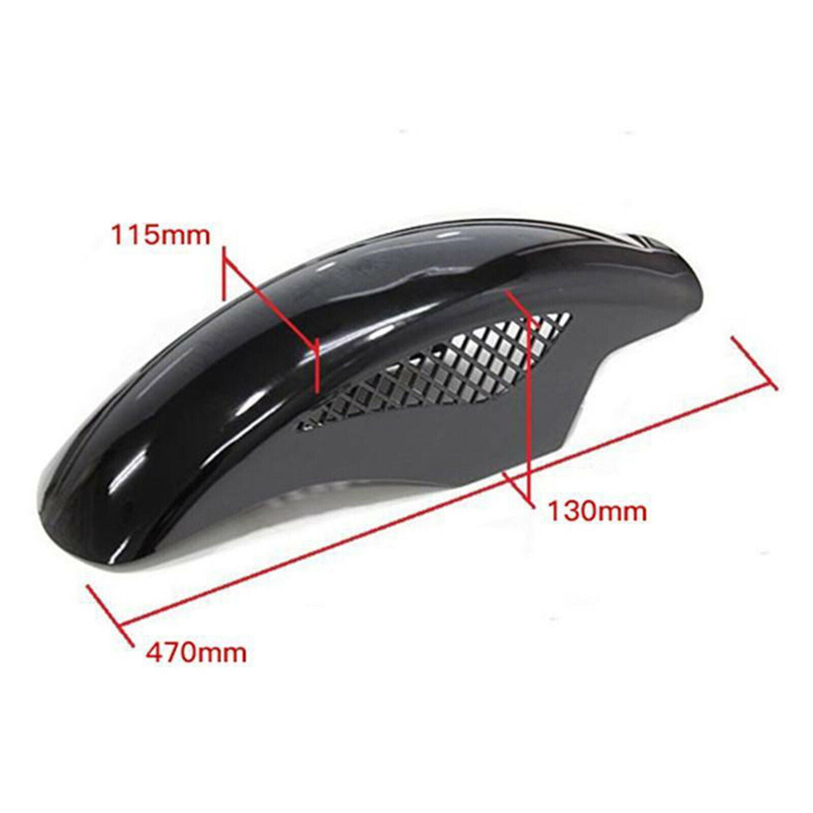 Front Fender Mudguard Cover fits for CBX250 CBX400 CBX400F Universal Black