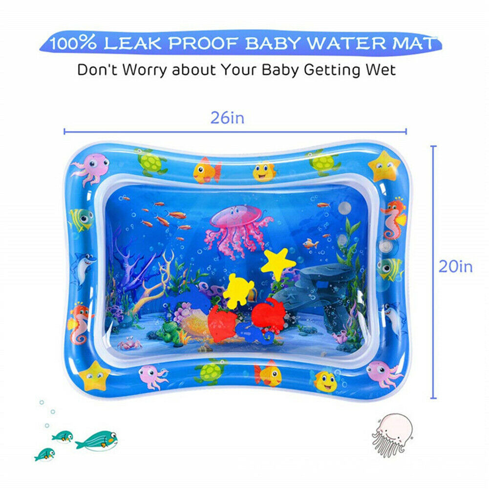 Octopus Inflatable Water Cushion Infant Baby Early Education Toys Water Mat @
