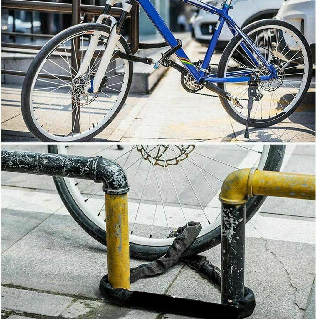 Electric Bike 0.65M Long Bicycle Scooter Padlock Anti-theft Chain Lock