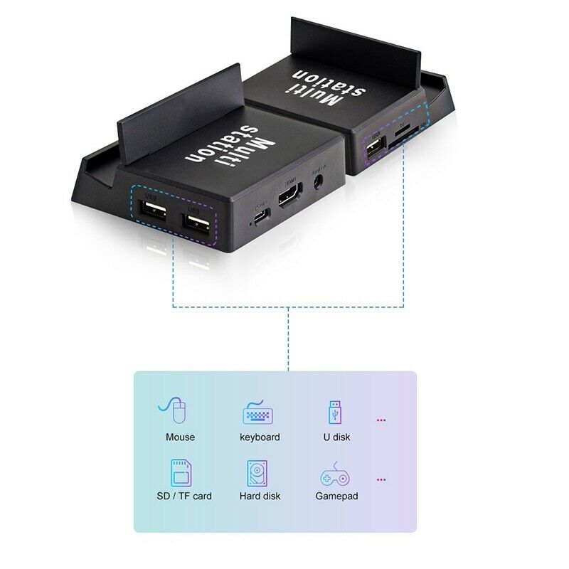 USB Type C to MI HUB Dock Station Power Adapter for Huawei P30 P20 Pro USB TypD5