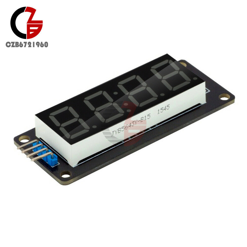 Blue 0.56" inch TM1637 4-Bits 8 Digital LED Display Clock Tube for Arduino